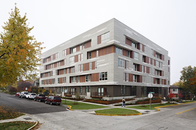 Arena District Apartments street view exterior