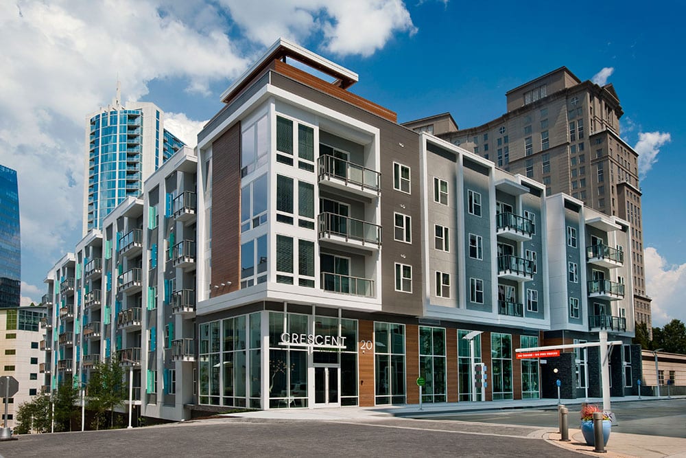 Crescent Terminus exterior street view rendering