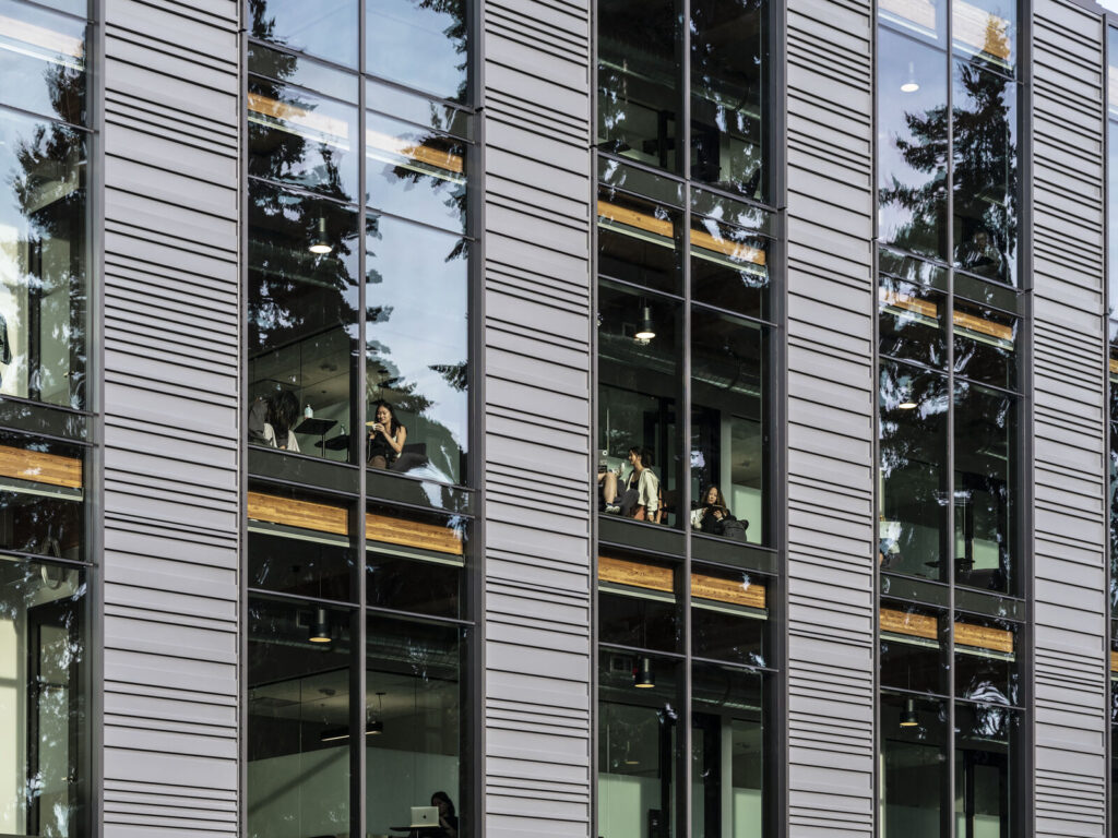 Side of a timber building