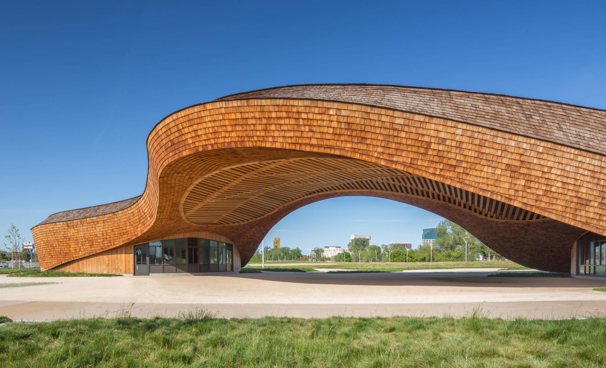 Exterior of The Barn in Sacramento&rsquo;s Bridge District