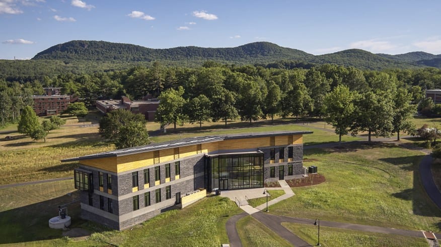 Kern Center at Hampshire College aerial view