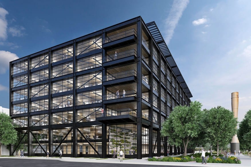 T3 mass timber building in Atlanta rendering