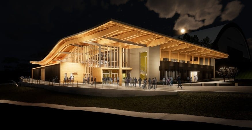 University of Idaho mass timber building rendering